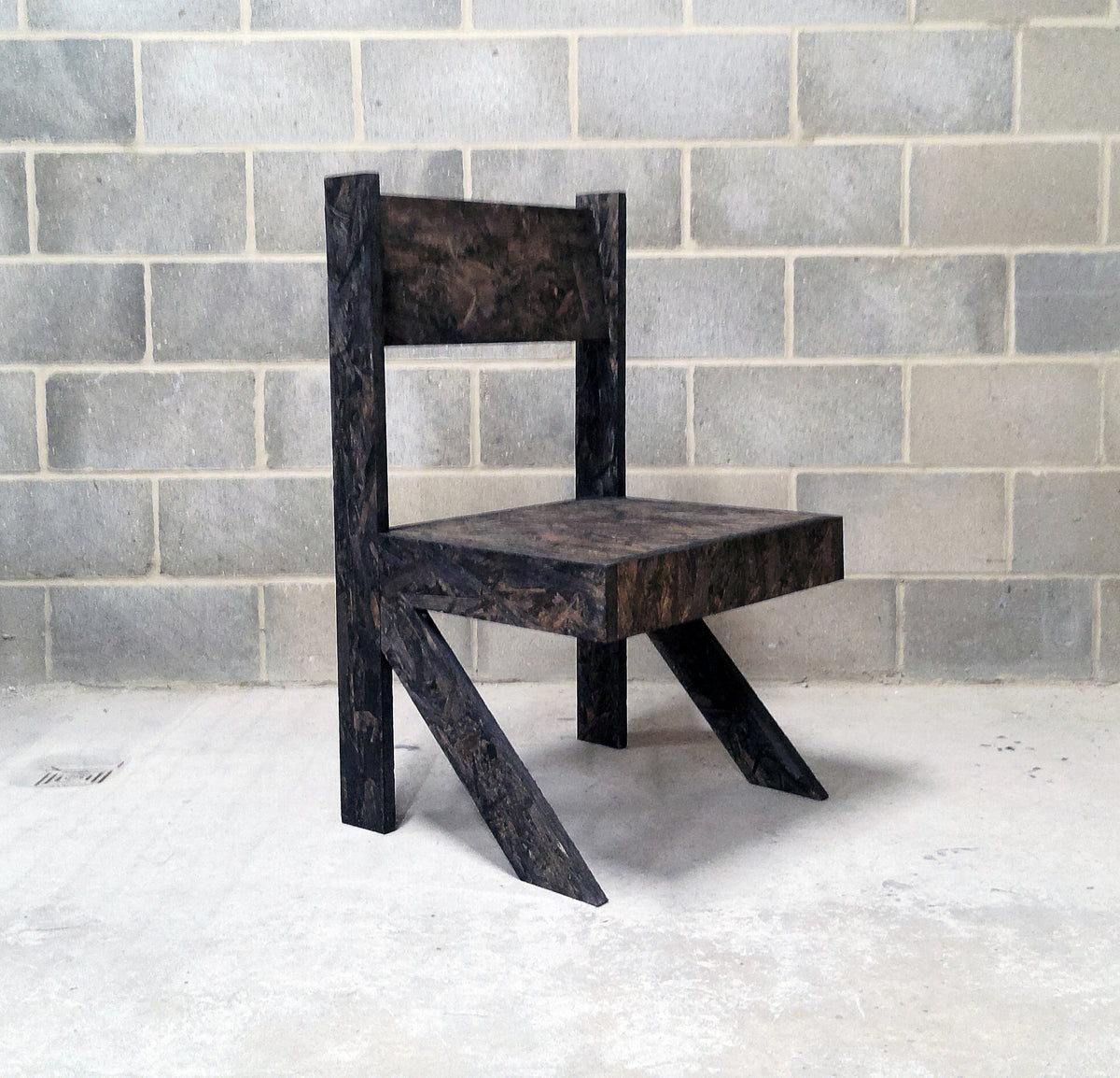 Burnt OSB chair