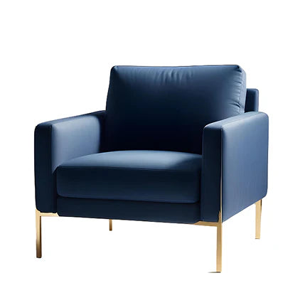 Emulsion leather single chair
